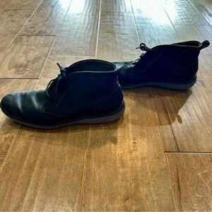 Skechers Mark Mason Men’s Lace Up Ankle Boot Black Size 8.5 EUC